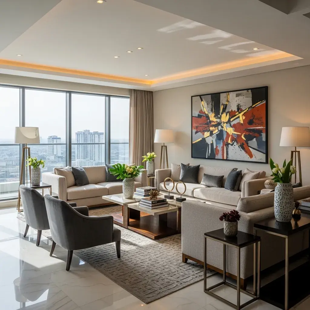 Modern residential interior design